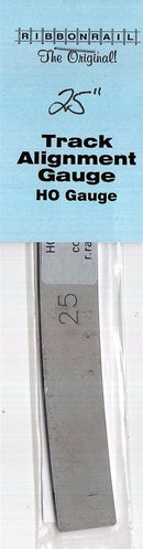 Ribbon Rail HO 25 5" Track Alignment Gauge, Curved 25" Radius