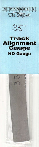 Ribbon Rail HO 35 5" Track Alignment Gauge, Curved 35" Radius