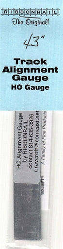 Ribbon Rail HO 43 5" Track Alignment Gauge, Curved 43" Radius