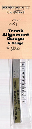 Ribbon Rail N 8021 5" Track Alignment Gauge, Curved 21" Radius