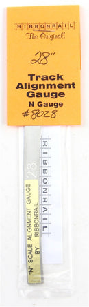 Ribbon Rail N 8028 5" Track Alignment Gauge, Curved 28" Radius