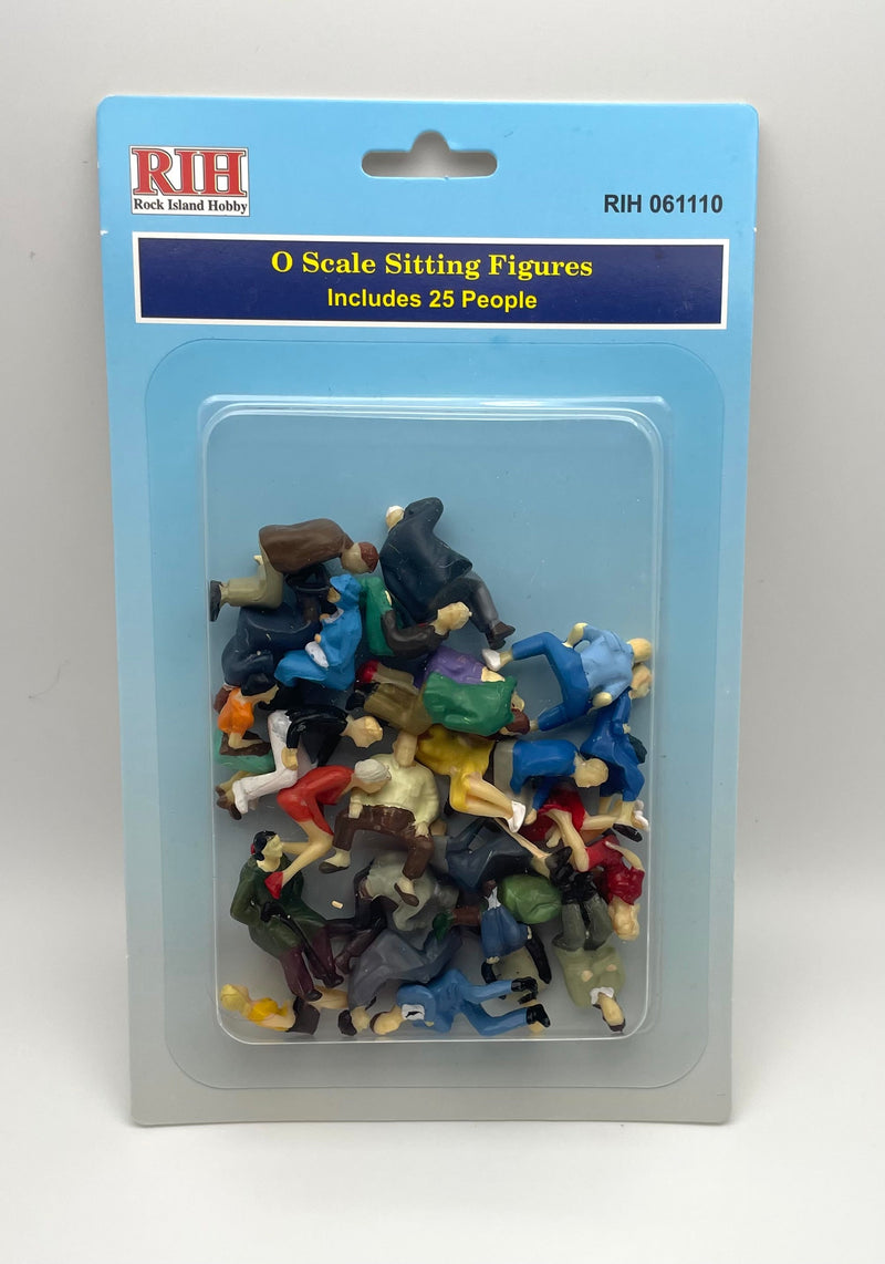 Rock Island Hobby O 061110 Sitting Figures (25-Pack)