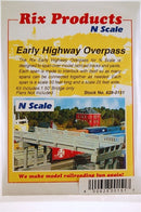 Rix Products N 628-0151 Early Highway Overpass Kit