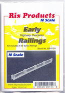 Rix Products N 628-0154 Early Highway Overpass Railings (4)