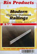 Rix Products N 628-0164 Modern Highway Overpass Railings (4)