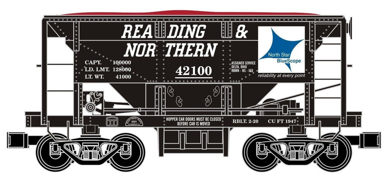 Ready Made Trains O 96712 1947 Cu. Ft. Ore Car, Reading and Northern