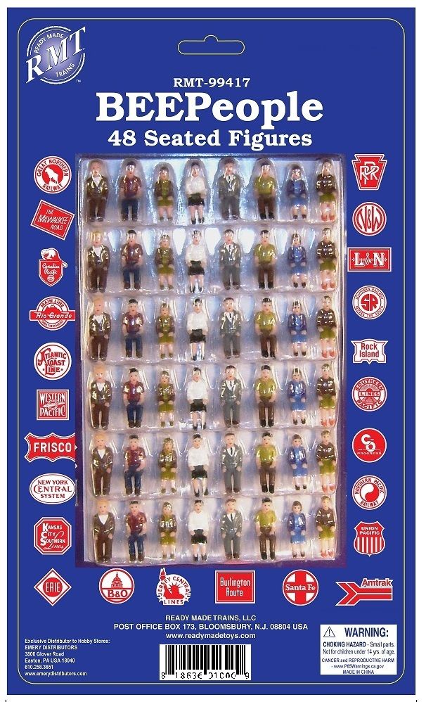 Ready Made Trains O 99417 BEEPeople Set, Seated Figures (48)