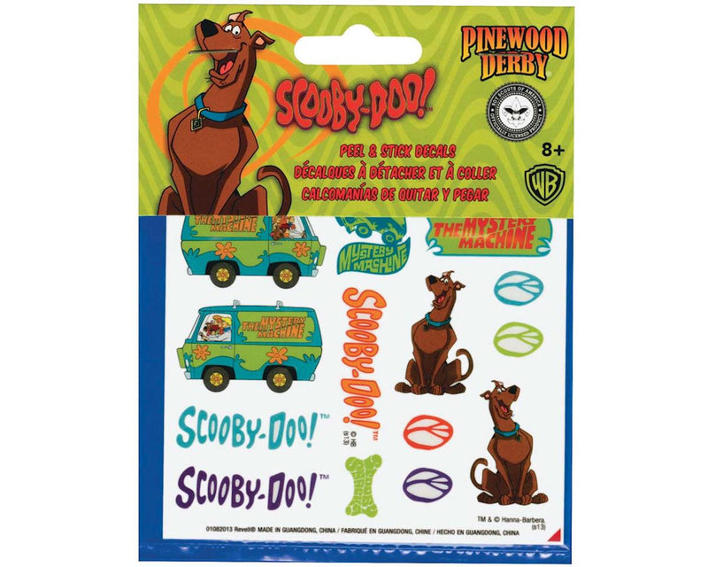 Revell Y9407 BSA Pinewood Derby Peel & Stick Decal Scoobie-doo