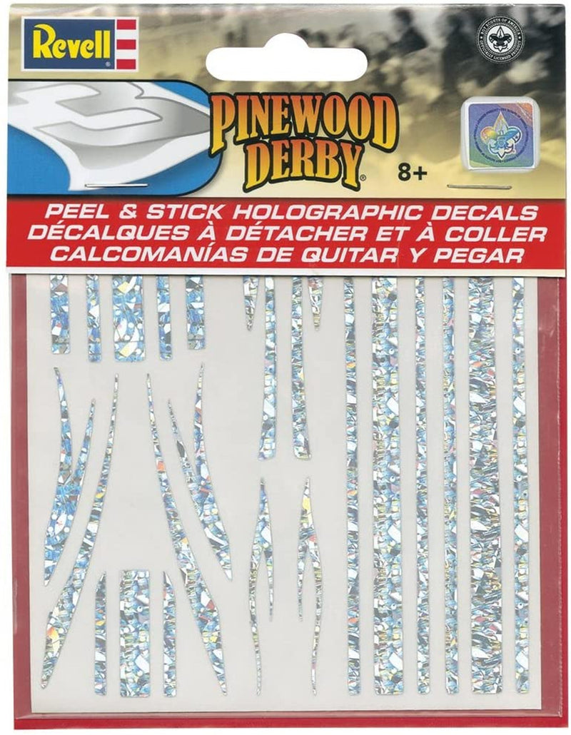 Revell Y9448 BSA Pinewood Derby Peel & Stick Hologram Decal Stripes