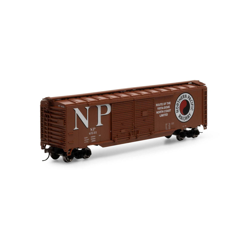 PREORDER Athearn Roundhouse RND-1001 HO 50ft Double Sliding Door Boxcar, NP