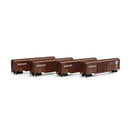 Athearn Roundhouse RND-1004 HO 50ft Double Sliding Door Boxcar, WAB â€˜Heart/Flagâ€™,