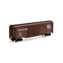 Athearn Roundhouse RND-1005 HO 50ft Double Sliding Door Boxcar, WAB â€˜Flagâ€™,