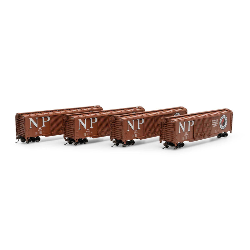 Athearn Roundhouse RND-1015 HO 50ft Double Sliding Door Boxcar, NP