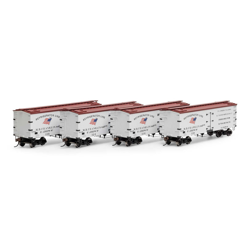 Athearn Roundhouse RND-1020 HO 36ft Wood Reefer, SJPX