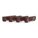Athearn Roundhouse RND-1035 HO 50ft Double Sliding Door Boxcar, ATSF â€˜El Capitanâ€™,