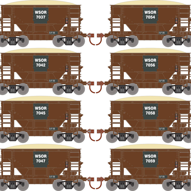 PREORDER Athearn Roundhouse RND-1170 HO 24' Ore Car With Load, WSOR