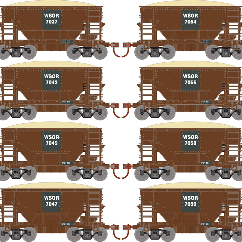 PREORDER Athearn Roundhouse RND-1170 HO 24' Ore Car With Load, WSOR