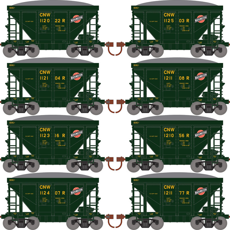 PREORDER Athearn Roundhouse RND-1172 HO 24' Ore Car With Load, CNW