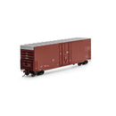 PREORDER Athearn Roundhouse RND-1175 HO 50' High-Cube Smooth Side Box Car, Data Only Brown