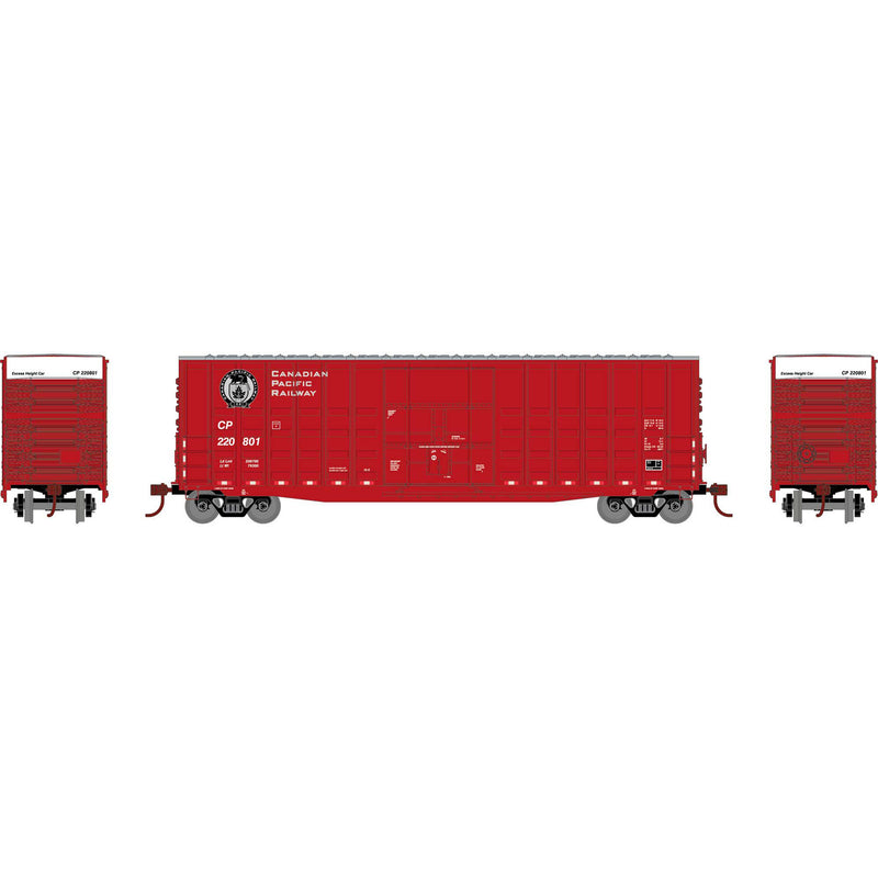 PREORDER Athearn Roundhouse RND-1306 HO RND 50' Waffle High Cube Box Car, CP