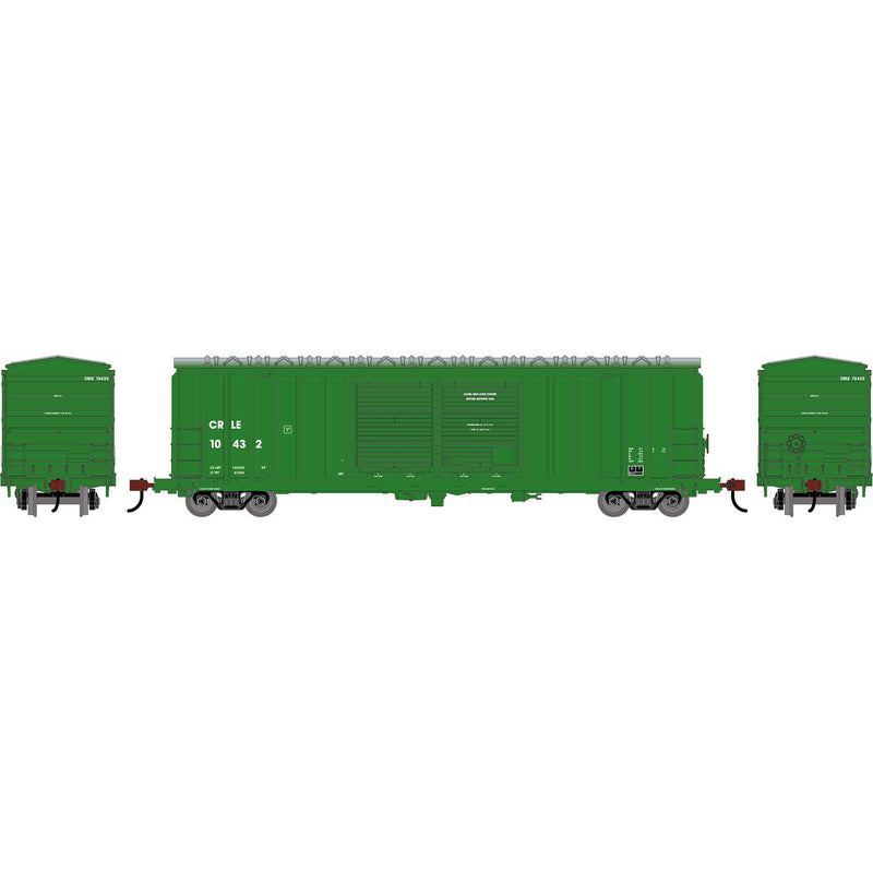 PREORDER Athearn Roundhouse RND-1369 HO 50' FMC 5283 Double Door Box Car, CRLE