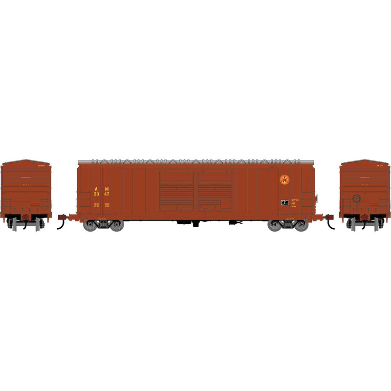 PREORDER Athearn Roundhouse RND-1373 HO 50' FMC 5283 Double Door Box Car, AM