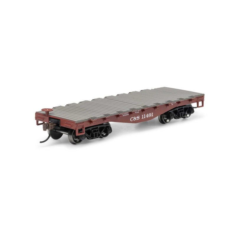 Athearn Roundhouse RND-1465 HO 30' Old Time Flat Car, CS