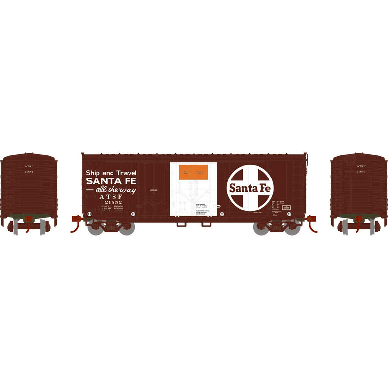 PREORDER Athearn RND-1846 HO RND 40' Grain Loading Box Car, ATSF