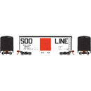 PREORDER Athearn RND-1862 HO RND 40' Grain Loading Box Car, Legendary Liveries SOO