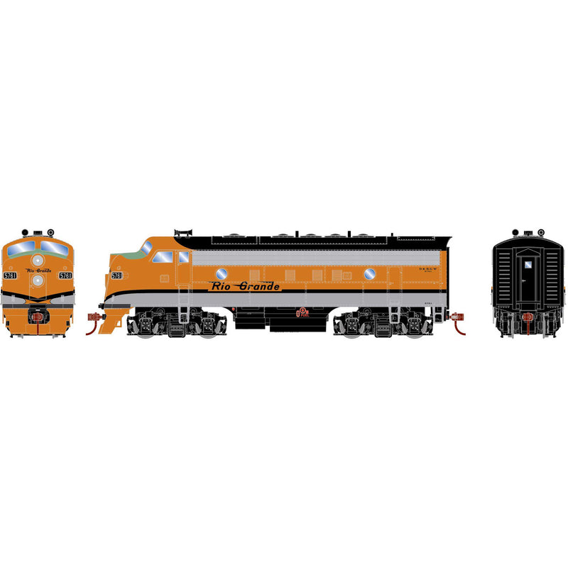 PREORDER Athearn Roundhouse RND-2236 HO F7A Locomotive DCC-Ready, DRGW