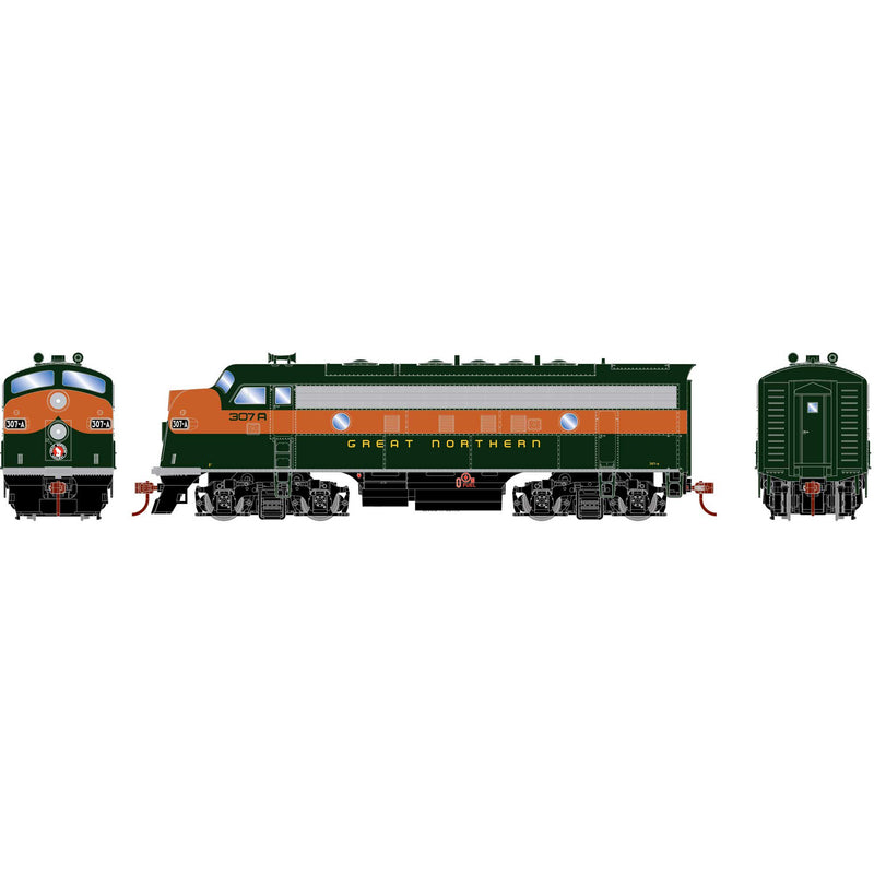 PREORDER Athearn Roundhouse RND-2241 HO F7A Locomotive DCC-Ready, GN