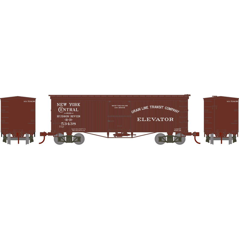 PREORDER Athearn Roundhouse RND-2346 HO 36' Old Time Box Car, NYC