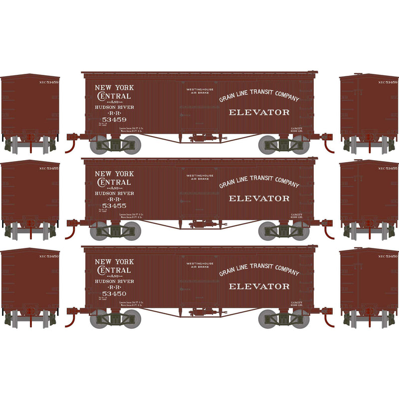 PREORDER Athearn Roundhouse RND-2348 HO 36' Old Time Box Car, NYC