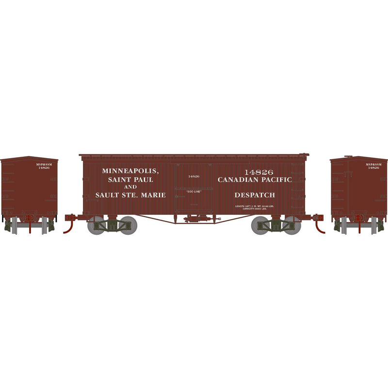 PREORDER Athearn Roundhouse RND-2355 HO 36' Old Time Box Car, SOO