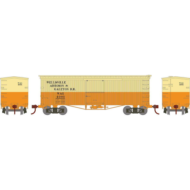 PREORDER Athearn Roundhouse RND-2356 HO 36' Old Time Box Car, WAG