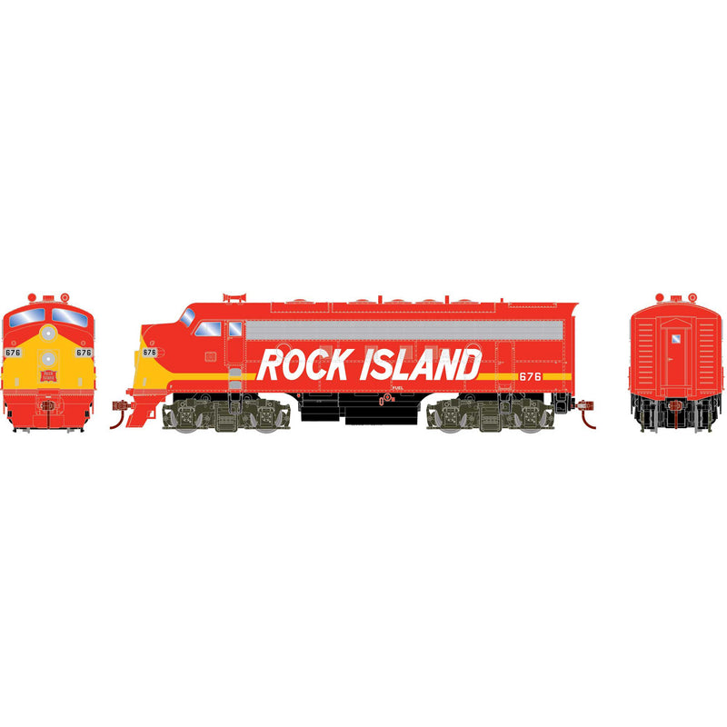 PREORDER Athearn Roundhouse RND-2750 HO F7A Locomotive DCC-Ready, CRIP