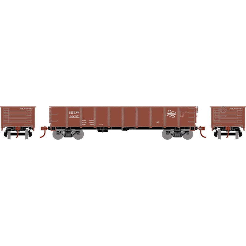 PREORDER Roundhouse HO 2827 40' Gondola, Milwaukee Road