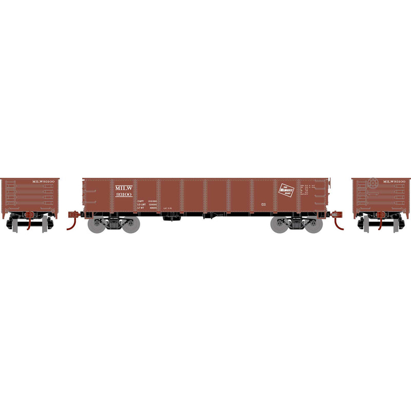 PREORDER Roundhouse HO 2828 40' Gondola, Milwaukee Road