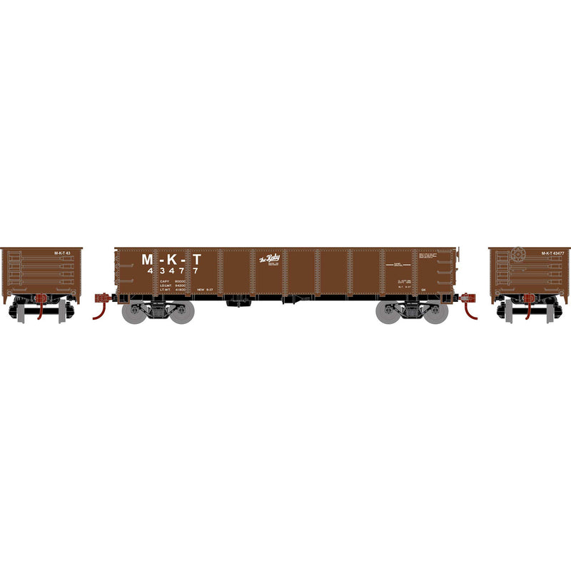 PREORDER Roundhouse HO 2835 40' Gondola, Missouri-Kansas-Texas