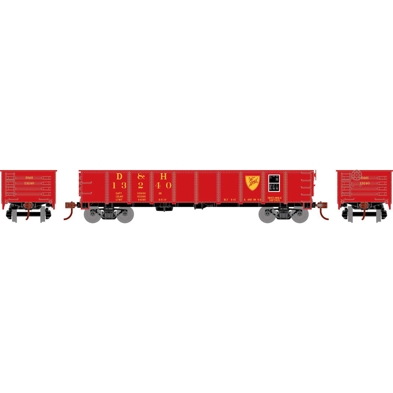 PREORDER Roundhouse HO 2840 40' Gondola, Delaware & Hudson