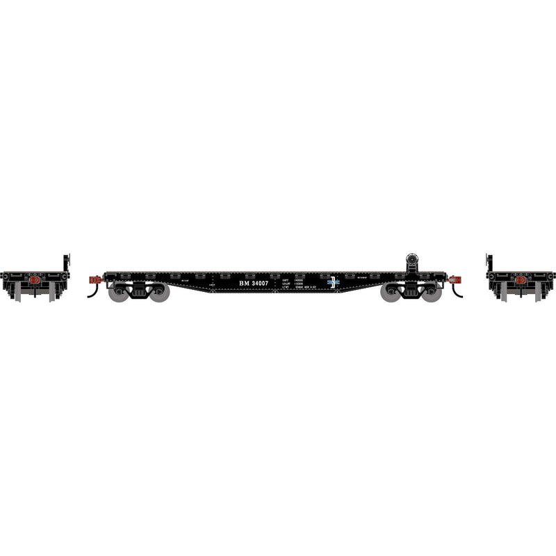 PREORDER Roundhouse HO 3024 50' Flat Car, Boston & Maine