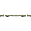 PREORDER Roundhouse HO RND-3027 RND 50' Flat Car, USAX