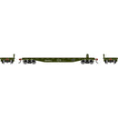PREORDER Roundhouse HO 3029 50' Flat Car, US Department of Defense