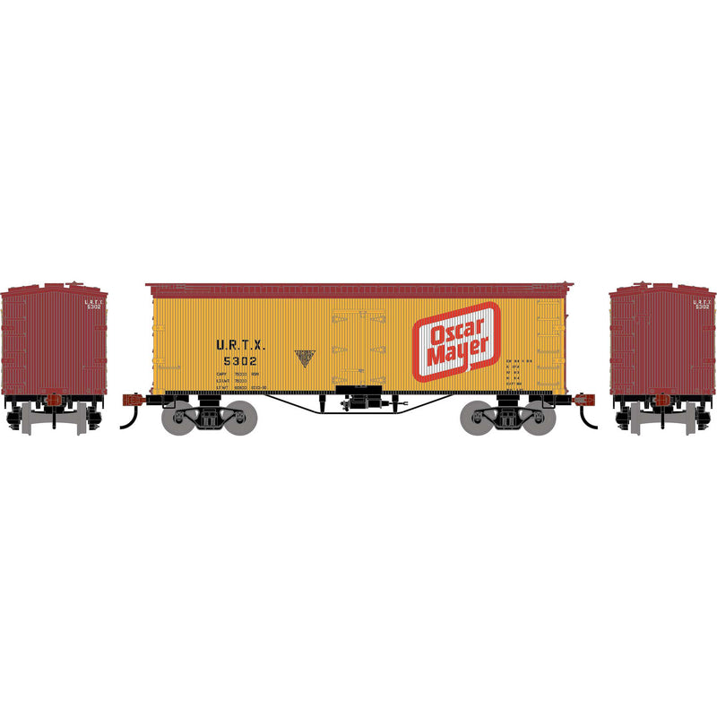 PREORDER Roundhouse HO 3030 36' Wooden Refrigerator Car, Oscar Mayer URTX