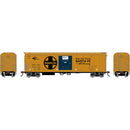 PREORDER Roundhouse HO 3049 50' Exterior Post Mechanical Refrigerator Car, Atchison Topeka & Santa Fe