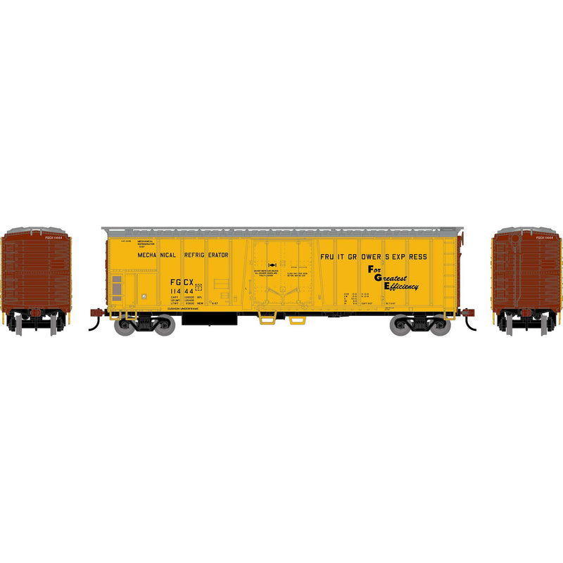 PREORDER Roundhouse HO 3054 50' Exterior Post Mechanical Refrigerator Car, Fruit Growers Express