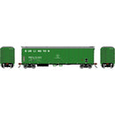PREORDER Roundhouse HO 3059 50' Exterior Post Mechanical Refrigerator Car, Burlington RBBQ