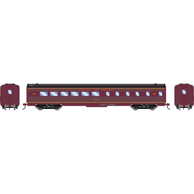 PREORDER Roundhouse HO 3531 Streamline Diner Car, Norfolk & Western