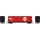 PREORDER Roundhouse HO 3549 50 High-Cube Smooth Side Box Car, Atchison Topeka & Santa Fe