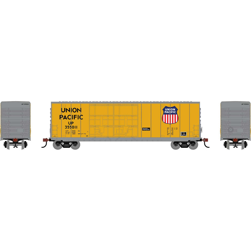 PREORDER Roundhouse HO 3550 50 High-Cube Smooth Side Box Car, Union Pacific
